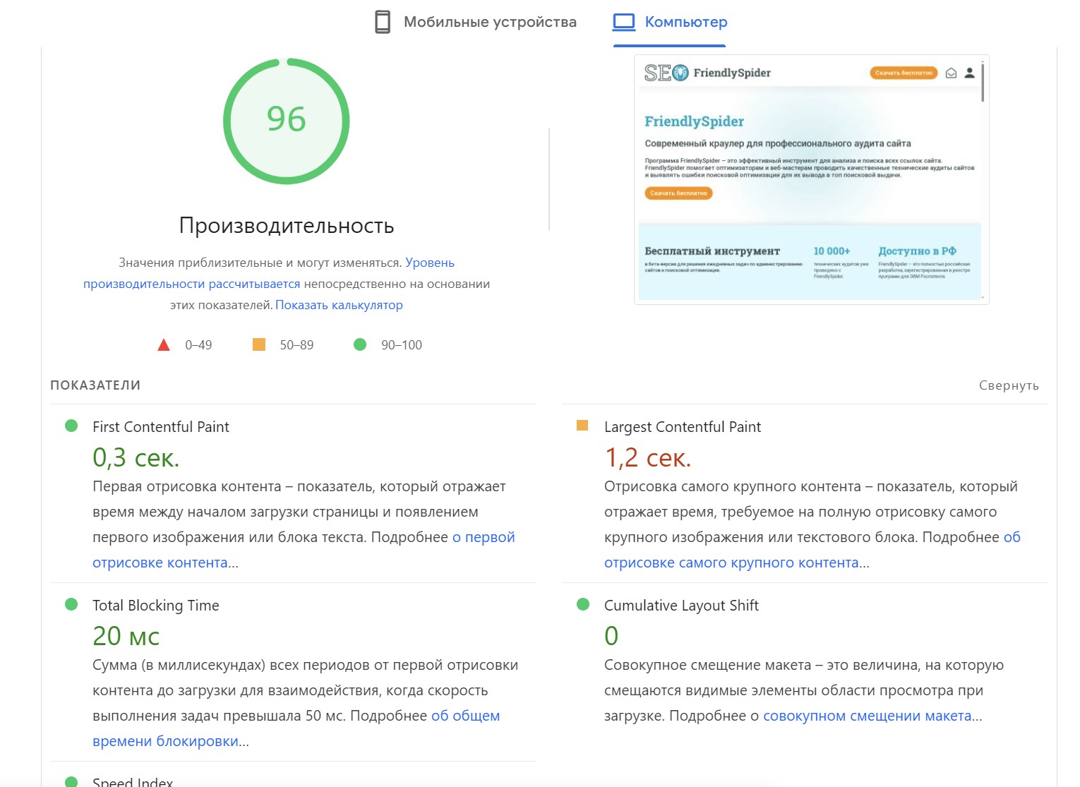 Пример корректной иерархии заголовков